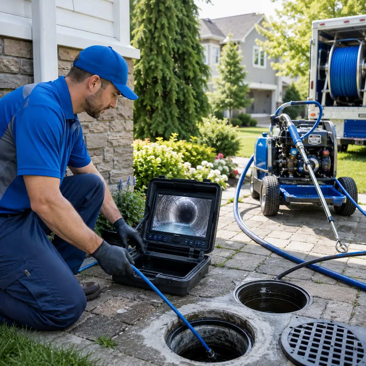 Outdoor drain cleaning professionals serving Windham, ME
